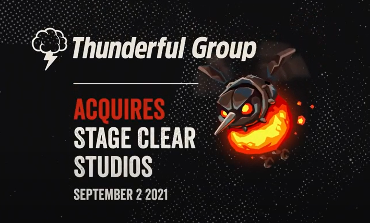 Thunderful Group Förvärvar Stage Clear Studios