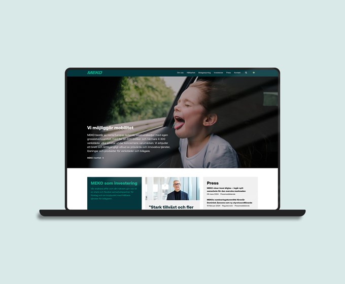 En kommunikativ och användarvänlig webbplats