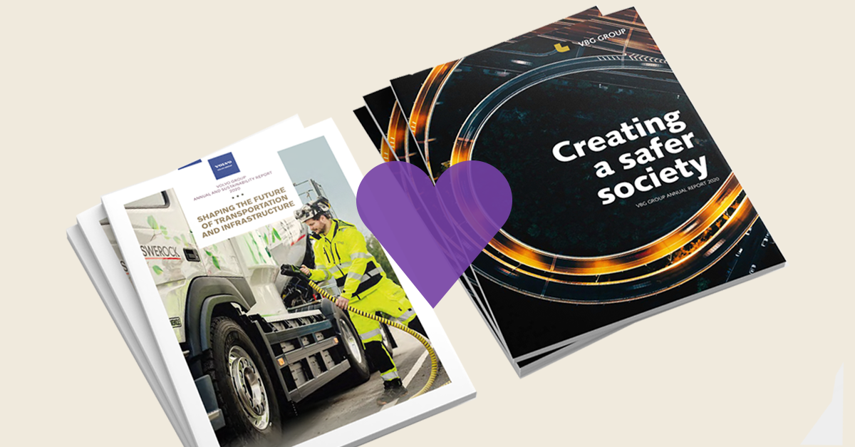 Har Volvokoncernen och VBG Group Sveriges bästa årsredovisningar?